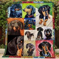 Dachshund O Quilt Pu and Home Decor