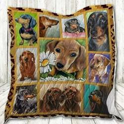 Dachshund One Less Lonely Girl Quilt Blanket Dhc0201201220Td and Home Decor