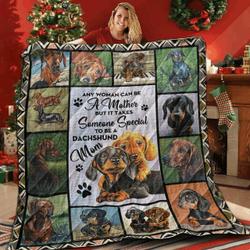 Dachshund Quilt Blanket ABC040107 and Home Decor