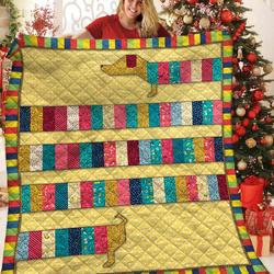 Dachshund Quilt Blanket BBB051107MH and Home Decor