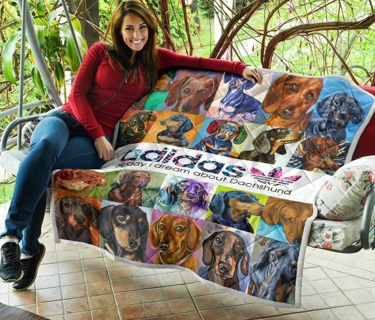 Dachshund Quilt Blanket Beeqt5058 Quilt and Home Decor