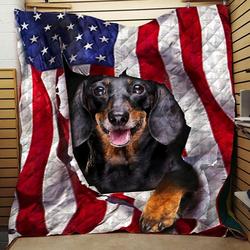 Dachshund Quilt Blanket C9B0504139NH and Home Decor