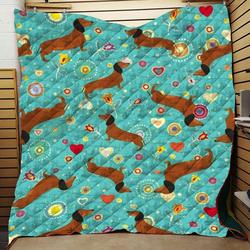 Dachshund Quilt Blanket C9B0504141NH and Home Decor