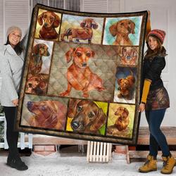 Dachshund Quilt Blanket Dhc09121362Dd and Home Decor