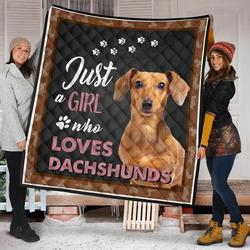 Dachshund Quilt Blanket Dhc09121395Dd and Home Decor