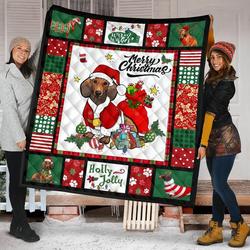 Dachshund Quilt Blanket Dhc09121451Dd and Home Decor