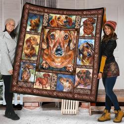 Dachshund Quilt Blanket Dhc09121584Dd and Home Decor