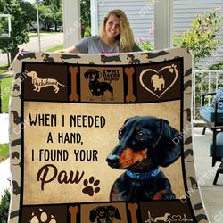 Dachshund Quilt Blanket DHC1301479VT and Home Decor