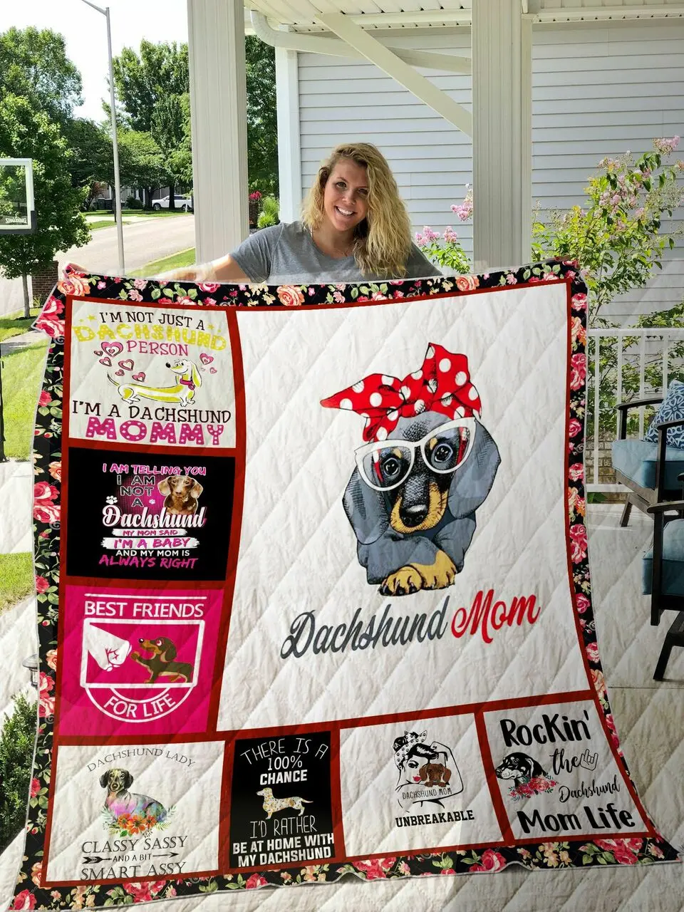 Dachshund Quilt Blanket Dhc1501473Vt and Home Decor