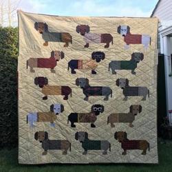 Dachshund Quilt Blanket Dhc310191Lt and Home Decor