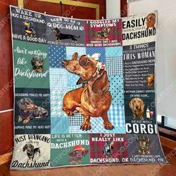 Dachshund  Quilt and Home Decor