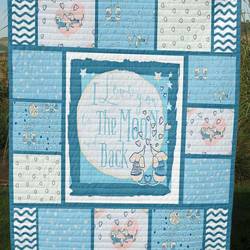 Dachshund To The Moon And Back Clt190635 Quilt Blanket and Home Decor