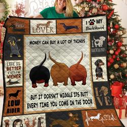 Dachshund Tvh171017 Quilt Blanket and Home Decor