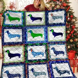 Dachshunds In My Home Dachshund Doxie Wiener Dog Lovers CL291220131MI Quilt Blanket and Home Decor