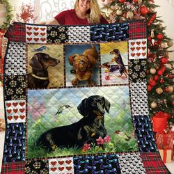 Dachshunds Life Dachshund Doxie Wiener Dog Lovers CL291220066MI Quilt Blanket and Home Decor