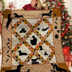 Dachshunds Life Dachshund Doxie Wiener Dog Lovers CL291220259MI Quilt Blanket and Home Decor