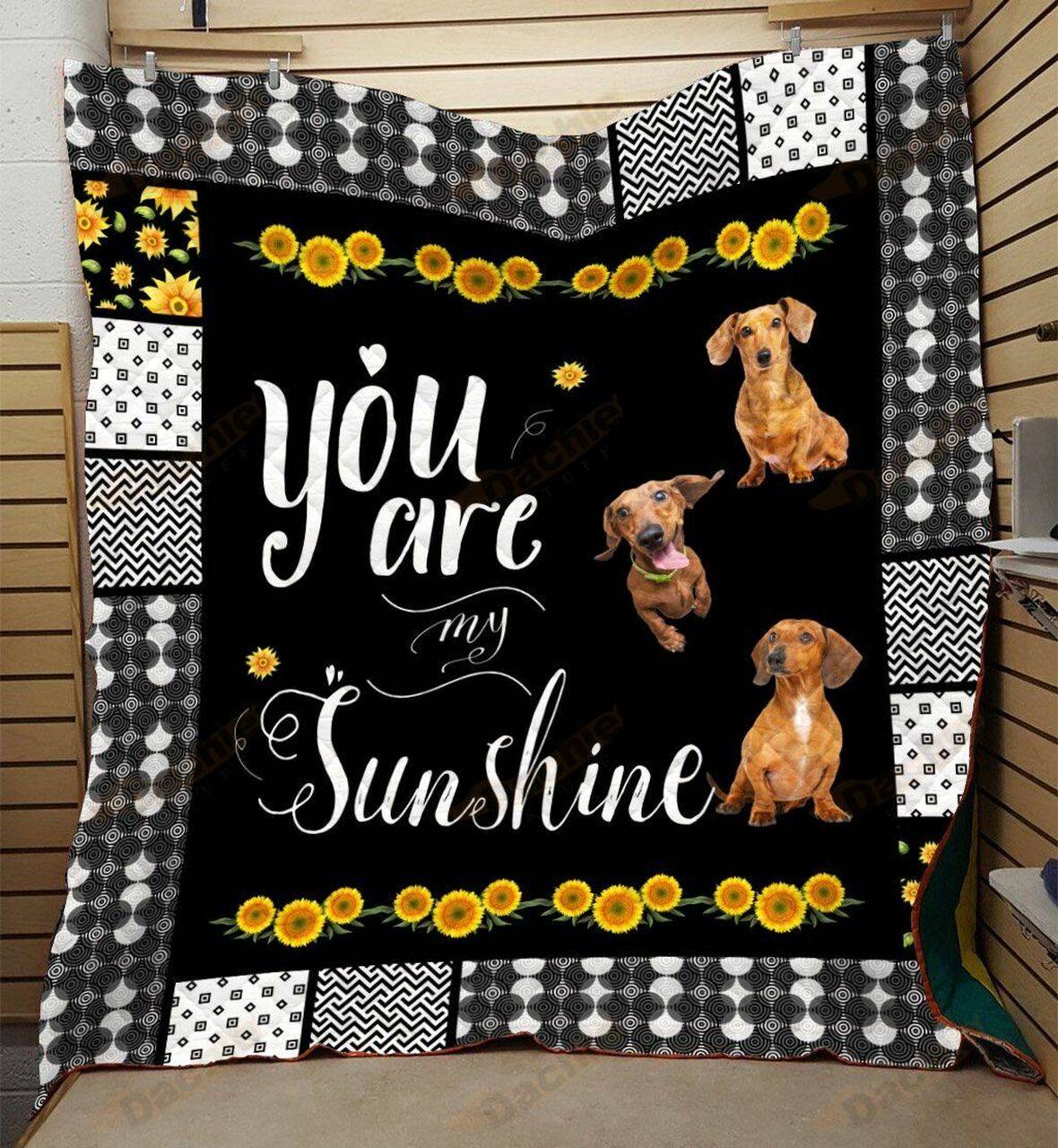 Dachshunds Lovely Dachshund Doxie Wiener Dog Lovers CL150121007AT Quilt Blanket and Home Decor