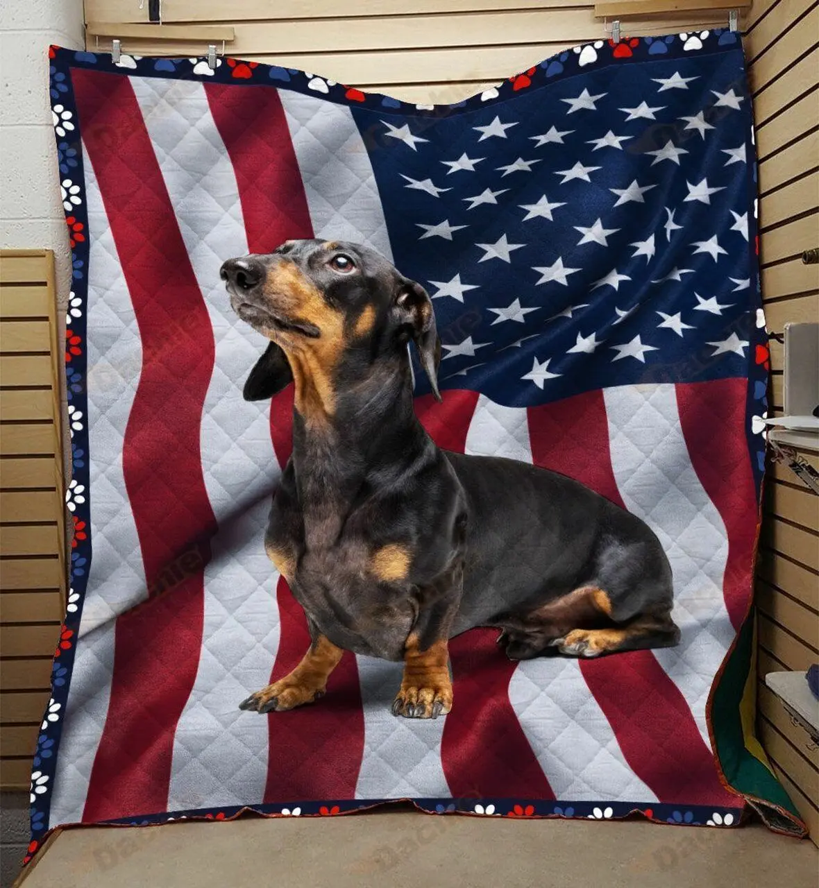 Dachshunds Lovely Dachshund Doxie Wiener Dog Lovers CL150121011AT Quilt Blanket and Home Decor