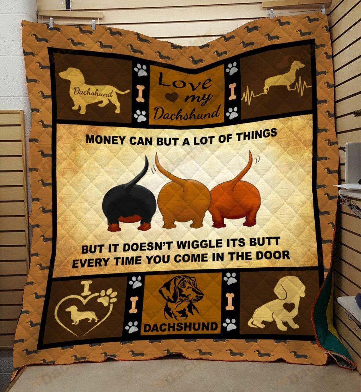 Dachshunds Lovely Dachshund Doxie Wiener Dog Lovers CL150121023AT Quilt Blanket and Home Decor