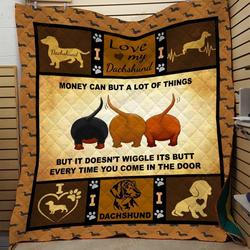Dachshunds Lovely Dachshund Doxie Wiener Dog Lovers CL150121023AT Quilt Blanket and Home Decor
