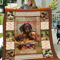 Dachshunds My Best Friend Dachshund Doxie Wiener Dog Lovers CL291220106MI Quilt Blanket and Home Decor