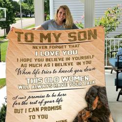 Dachshunds Son Quilt Blanket Dhc150120745Td and Home Decor