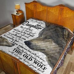 Dad To Daughter Quilt Blanket Dhc02011463Dd and Home Decor