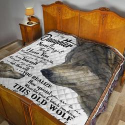 Dad To Daughter Quilt Blanket Dhc02011487Dd and Home Decor