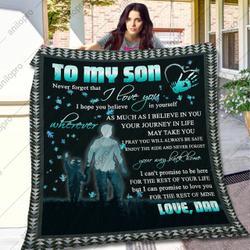 Dad To Son I Believe In You Quilt Blanket Dhc040120200Td and Home Decor