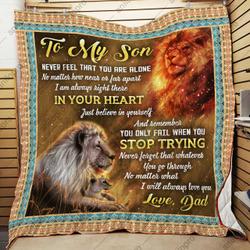 Dad To Son No Matter What Quilt Blanket Dhc040120163Td and Home Decor