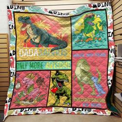 Dadasaurus Only More Awesome Blanket Th1707 Quilt and Home Decor