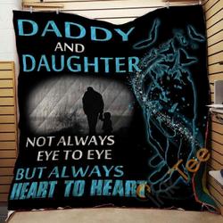 Daddy And Daughter Blanket TH1707 Quilt and Home Decor