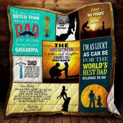 Daddy Is My Valentine Blanket Kc1807 Quilt and Home Decor