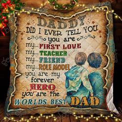 Daddy, You’Re My Hero Quilt Ctn82 and Home Decor