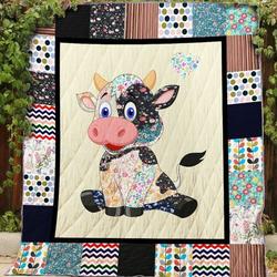 Dairy Cattle Clp290664 Quilt Blanket and Home Decor