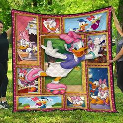 Daisy Duck  Premium Quilt  Quilt and Home Decor