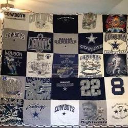 Dallas Cowboys Blanket Th1507 Quilt and Home Decor