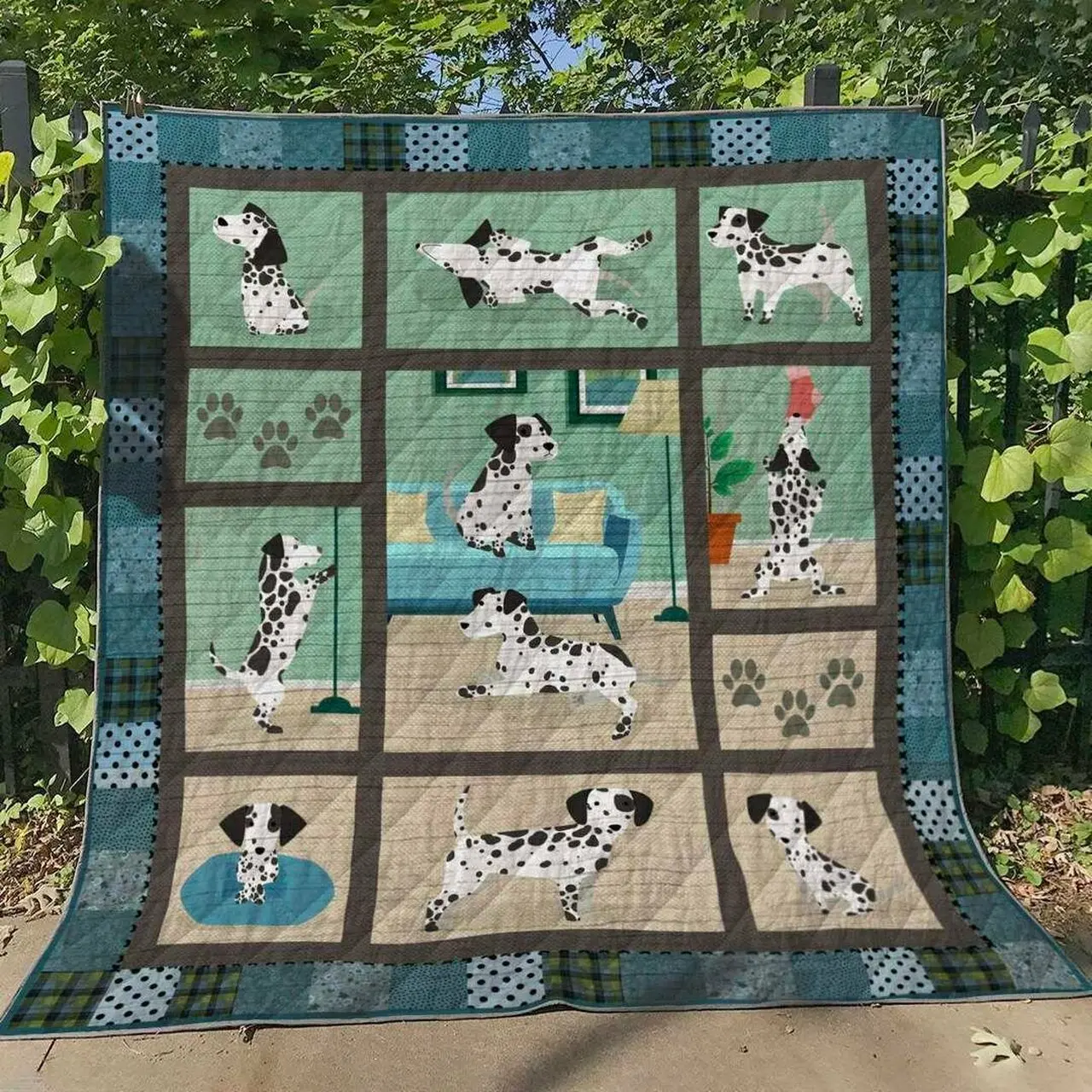 Dalmatian Nt040608 Quilt Blanket and Home Decor