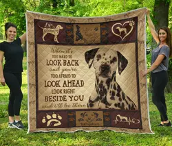 Dalmatian Quilt Life Is Dog Pt- Ds001 Home Decor  Quilt and Home Decor