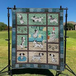 Dalmatians DHCKL0909 Quilt Blanket and Home Decor