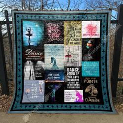 Dance With Your Heart And Your Feet Will Follow DHCDHC DT0910 Quilt Blanket and Home Decor