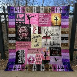 Dancing Is My Passion Hur Quilt Bevrtj and Home Decor