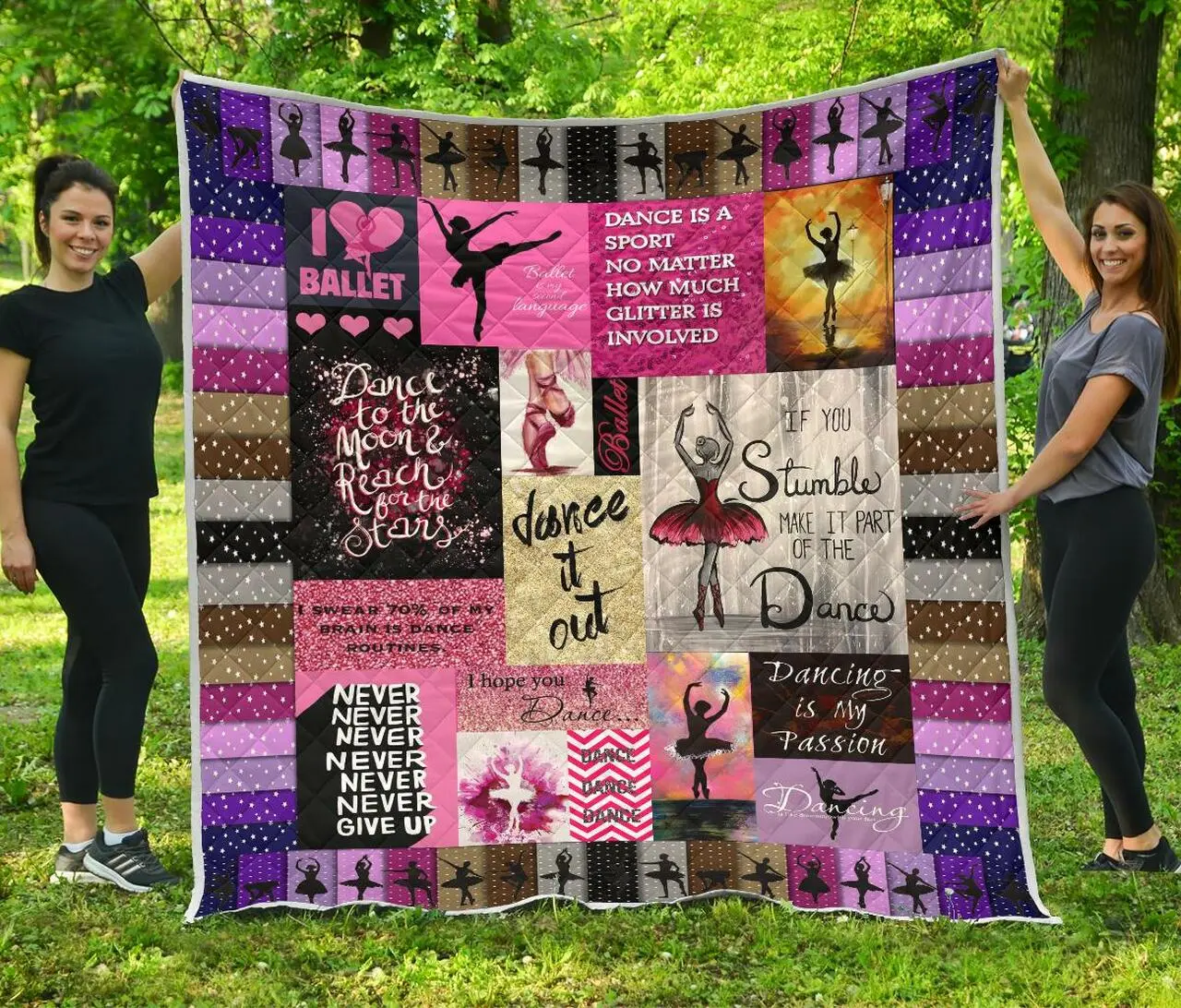 Dancing Love Addict Quilt Quilt and Home Decor