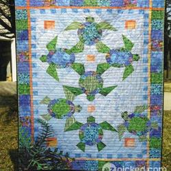 Dancing Turtle Quilt Blanket Ytp0  Quilt and Home Decor