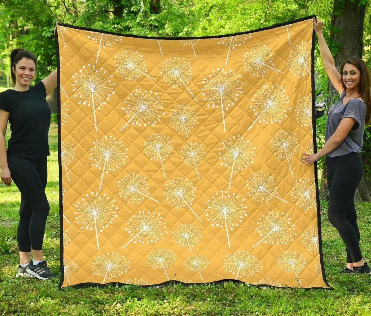 Dandelion Yellow Cl12100218Mdq Quilt Blanket and Home Decor