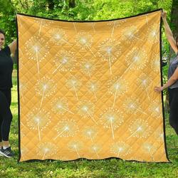 Dandelion Yellow Cl12100218Mdq Quilt Blanket and Home Decor