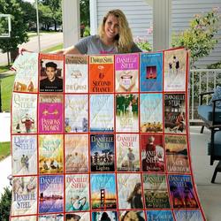 Danielle Steel Books Style 2 Quilt Blanket and Home Decor