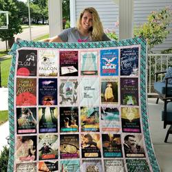 Daphne Du Maurier Books Quilt Blanket and Home Decor