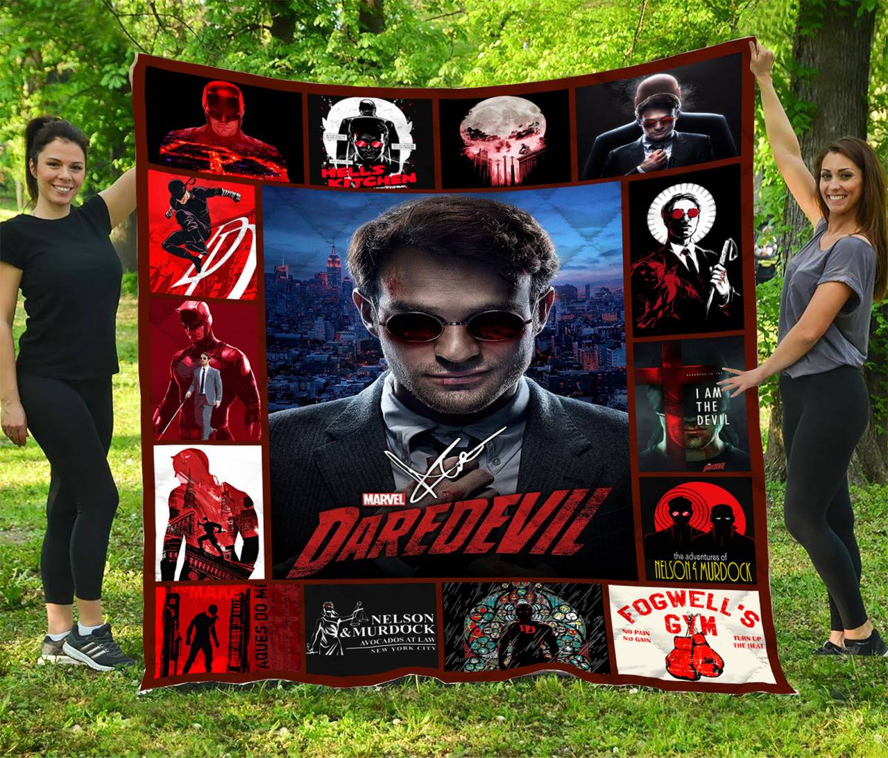 Daredevil Quilt and Home Decor