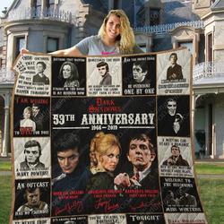 Dark Shadow 1996  53Th Anniversary Quilt Blanket and Home Decor